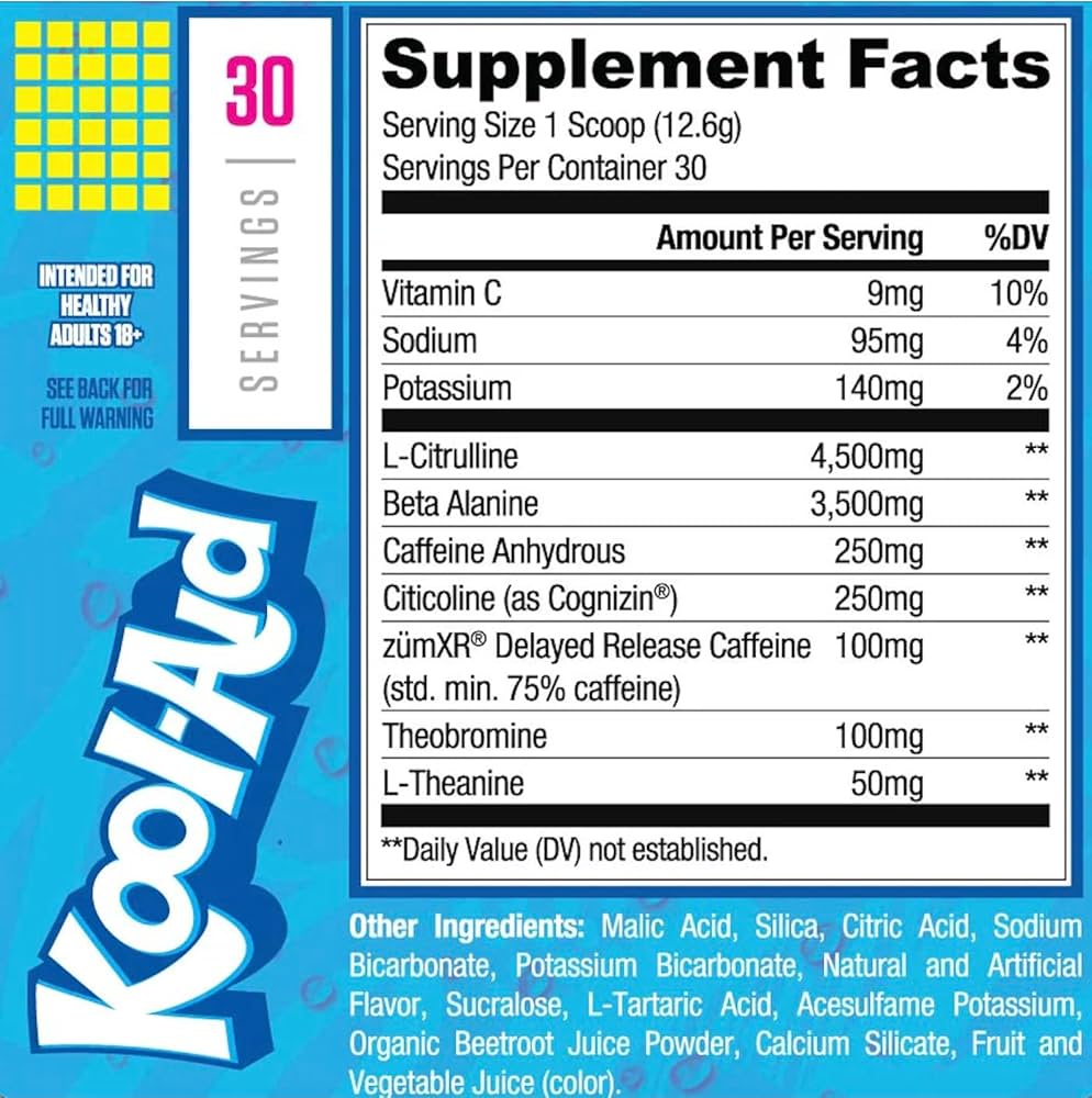 Ryse koolaid loaded pre 30serv