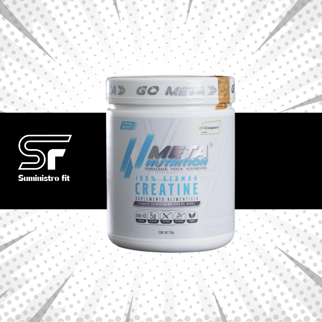 Creatina creapure Meta nutrition 750gr / 150serv