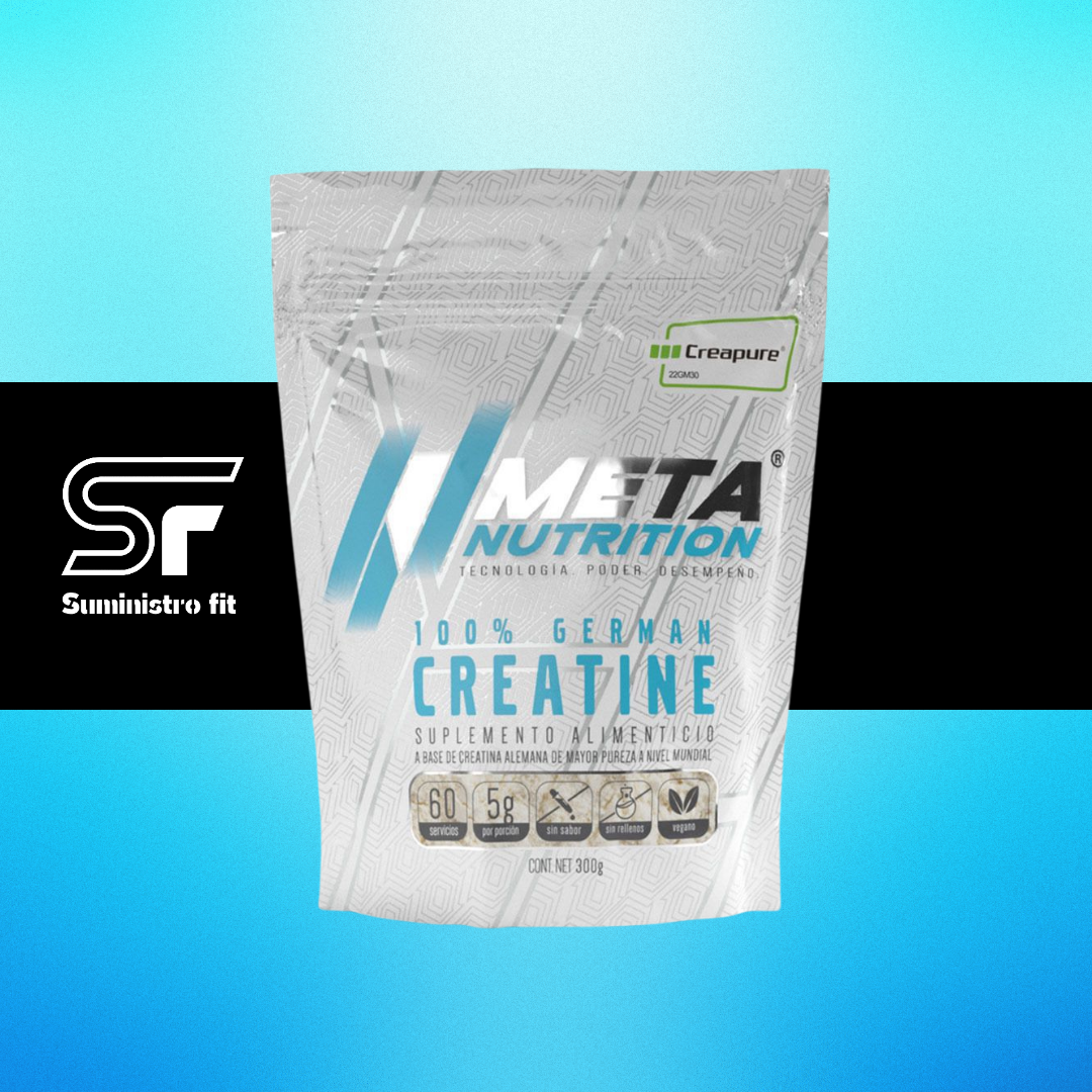 Creatina creapure Meta nutrition 300gr / 60serv