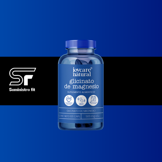 Glicinato de magnesio 120caps 500mg