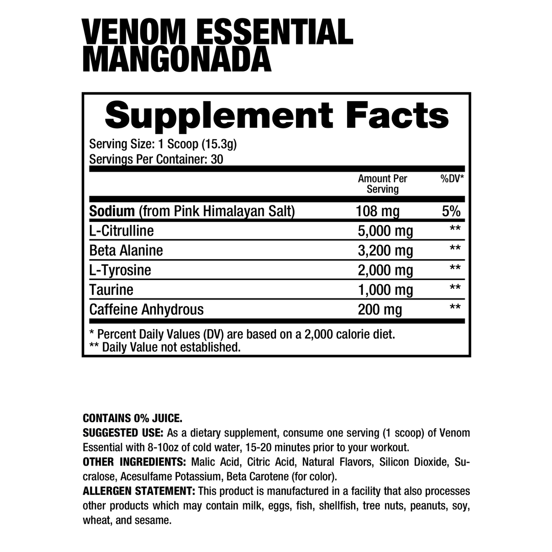 Dragon pharma Venom essential 30serv
