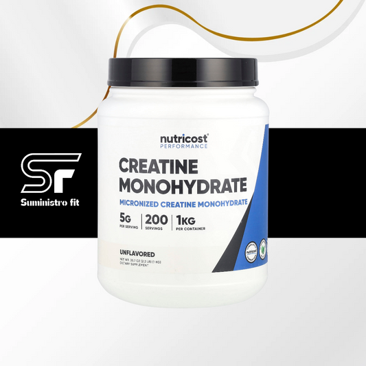 Nutricost creatina monohidratada 200serv 1kg