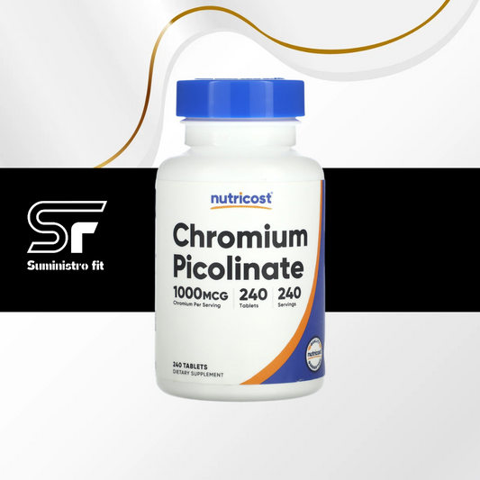 Nutricost picolinato de cromo 100mg 240caps