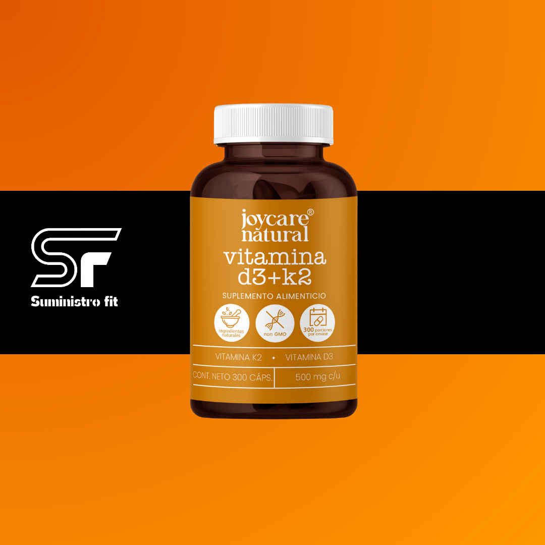 Vitamina D3 + K2 300caps 500mg