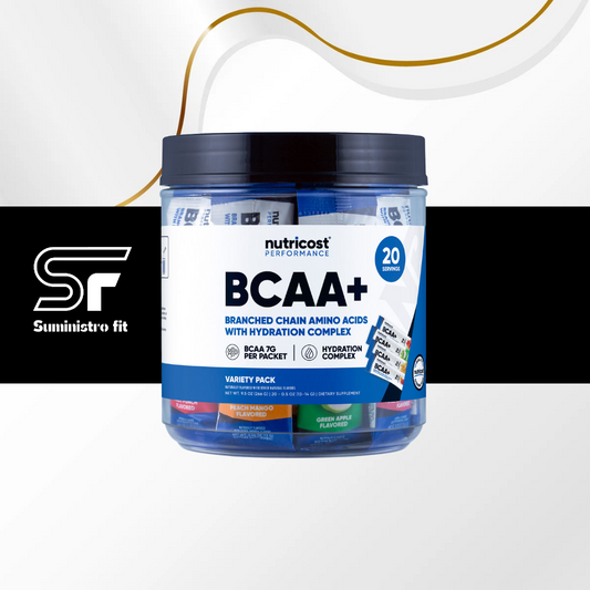 Nutricost BCAA + hidratación 20serv 4 sabores diferentes